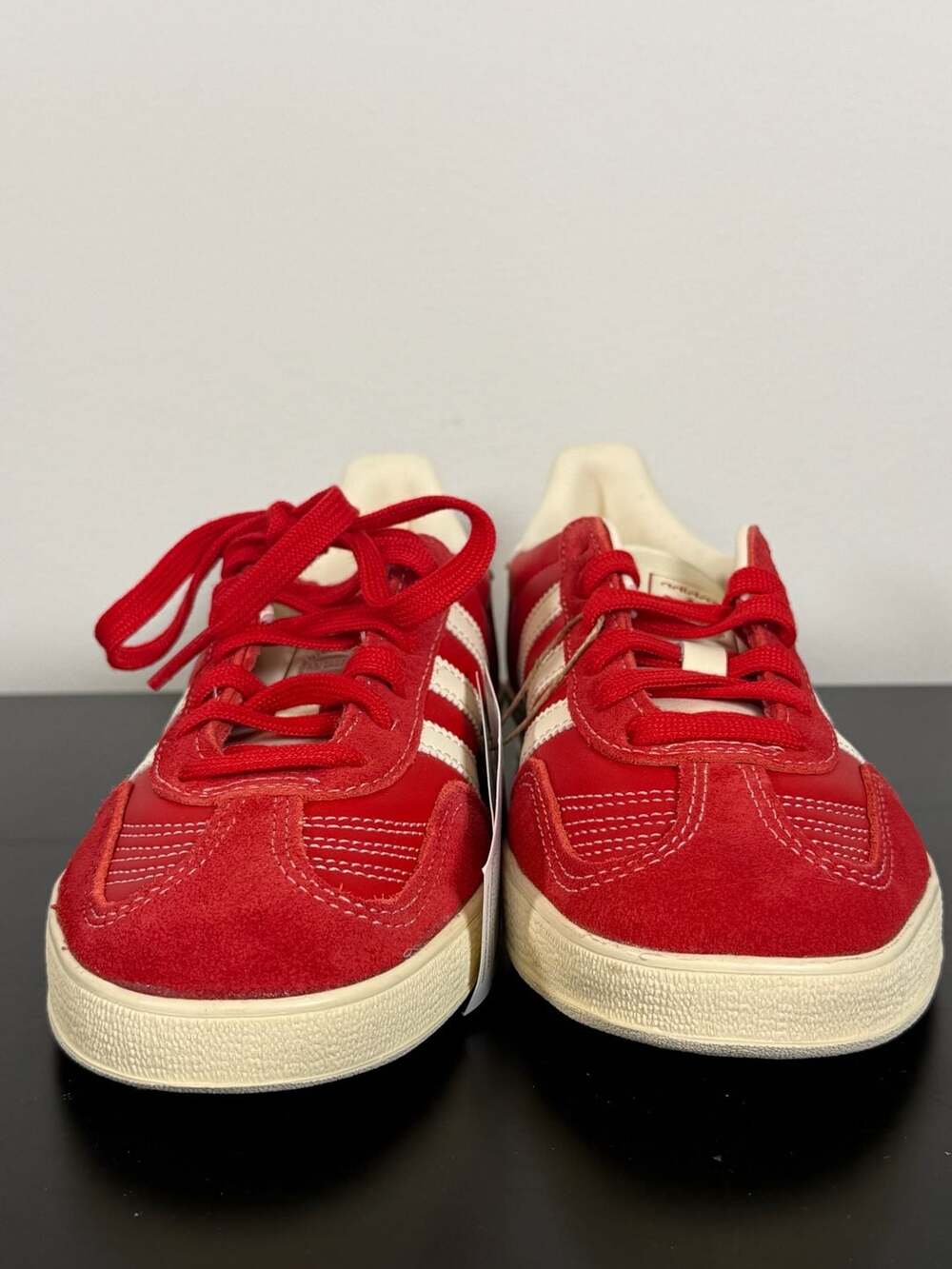 Adidas Gazelle Indoor Sneakers Red/White Size 5 - Picture 2 of 13